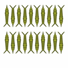 Спинки для имитации Личинок Веснянки, stonefly nymphs. Один цвет