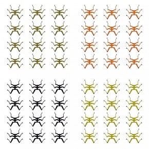 Лапки для имитации нимфы 