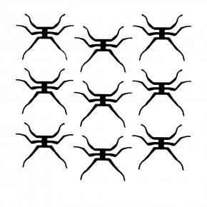 Лапки для имитации Мухи, прозрачная пленка ПВХ