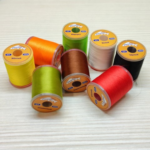 Монтажная нить 6/0 zima&лето 200м, 14 цветов