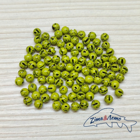 Головки вольфрамовые с вырезом zima&лето spotted-olive 100шт
