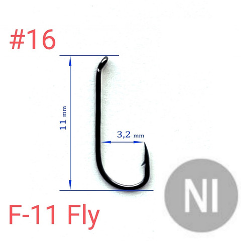 Крючки SUNG WOON Fly F-11, цвет N 1000шт