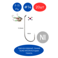Крючки SUNG WOON Fly F-11, цвет N 20шт