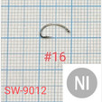 Крючки SUNG WOON SW-9012 Fly, формы scud, никель, 1000 шт