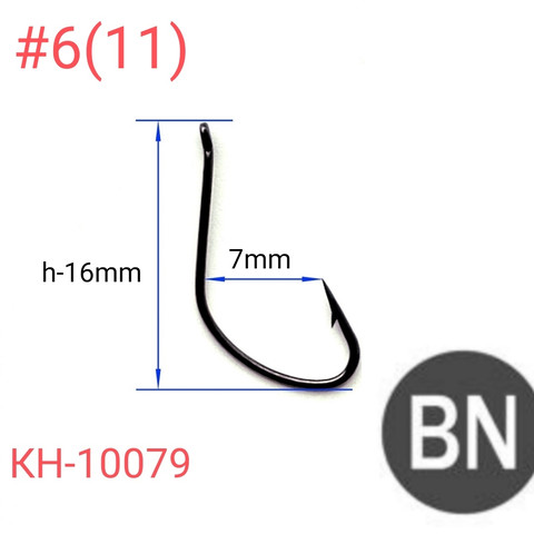 Крючки KUMHO KAIZU-RING KH-10079BN (F-22) 1000шт