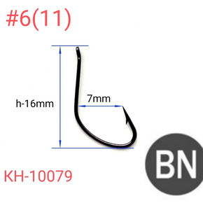Крючки KUMHO KAIZU-RING KH-10079BN (F-22) 1000шт